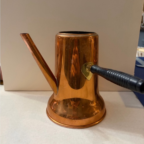 None Other - Vintage Copper pot without cap with Black Handle